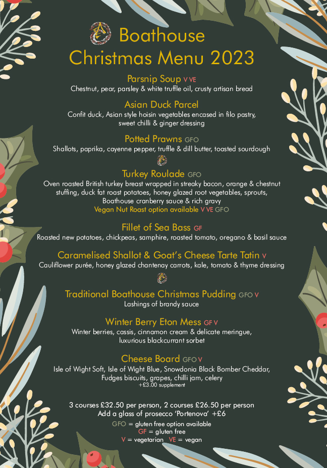 XMAS-menu